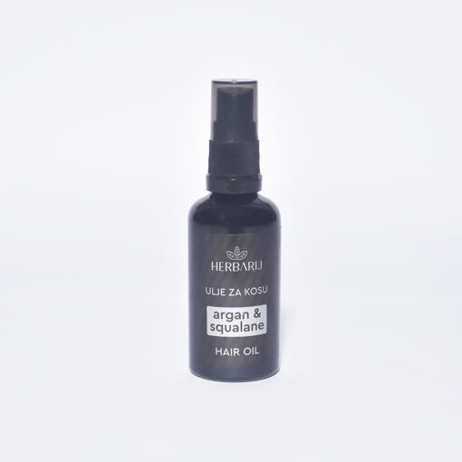 Suho ulje za kosu s arganom i skvalanom za sjaj i zaštitu Herbarij.